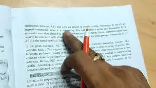 INTERNATIONAL FINANCE: TRANSFER PRICING: Comparable Uncontrolled Price Method ( CUP)
