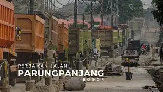 Jalan Parungpanjang-Bunar Lama Rusak, KDM Turun Tangan Perbaiki Jalan Perbatasan Jabar Banten
