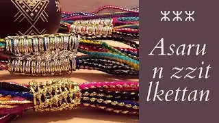 Comment faire une ceinture kabyle argentée et dorée/ asaru s zzit lkettan.