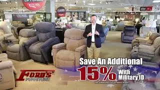Ford's Furniture Veterans Day Sale