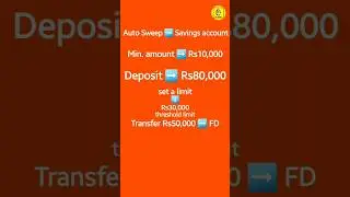 Saving account में FD जितना return कैसे ले। #shorts #bigbfactology #return
