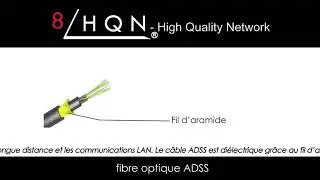 ADSS CABLE FIBRE OPTIQUE 8HQN