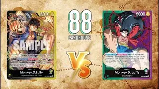 88 CardHouse OPTCG Locals Report 08/21/2025 Round 2 (BY Luffy VS GP Luffy) OP12 Legal + Banlist