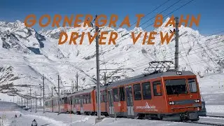 Gornergrat Bahn - Driver view | Gornergrat To Zermatt | Matterhorn | Switzerland #gornergratbahn