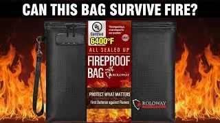 ROLOWAY Fire Bag vs My Lighter in a REAL FIRE Test 🔥