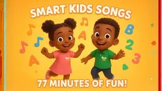 Smart Kids Compilation of Songs &ndash; 77 Minutes of Learning, Fun & Brain Boost! | Biuda Kids