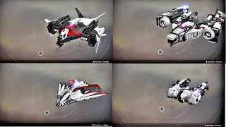 Destiny 2 - ALL EXOTIC SHIPS IN THE GAME !!!! (Destiny 2 Gameplay)