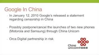 Google In China