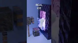 Minecraft ICE Vs Real Life 🧊🥶