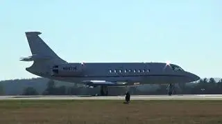 Private Twin Jet, Steep Landing, Amazing Reverse Thrust (MHT)