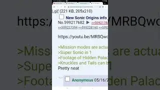 sonic origins leak