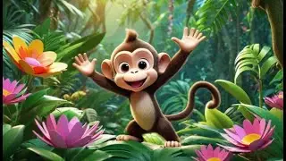 Max Monkey Says Hello | Greeting & Social Skills Song for Kids | Nursery Rhymes in English