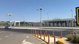 Exteriors of venue in Egypt where Israel, Hamas, US delegations are meeting to discuss Gaza deal