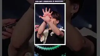 Jungkook Hand magic💜, suga Shock😱😈 #short #bts #magic #jungkook #suga