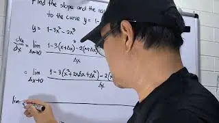Find the slope, the equation of tangent and Normal lines.  |  Franz Maths TV