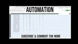 Google Spreadsheet Automation, imagine what we can do with Google Scripts API