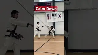 Slow #sparring to develop proper reactions. #soobahkdo #karate #martialarts #tangsoodo #kumite