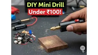 How to Make a Mini Drilling Machine at Home | Easy DIY Project