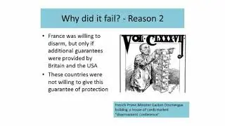 Topic 2 - Lesson 6 - Failure of the World Disarmament Conference