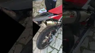 prima e dopo fantic 125 4t scarico GPR #motorcycle #bikerlife #fantic  #sound  #scarico