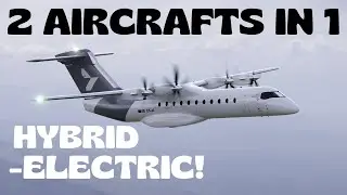 Hybrid Electric Plane that is two Aircrafts in one! ES-30 by Heart Aerospace