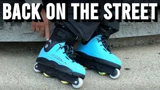 Street Skating The FR Oysi Frames // Razor SL // Aggressive Inline Skate Vlog