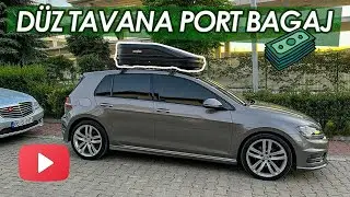 Düz Tavana Port Bagaj | Golf Yaz Detay-Koruma | Vlog