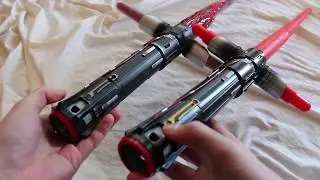 $7 vs $50 Kylo Ren Lightsaber Comparison | Hasbro Star Wars BladeBuilders