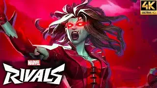 Marvel Rivals - Scarlet Witch (Queen Of The Dead Skin) Gameplay Showcase (4K 60FPS)