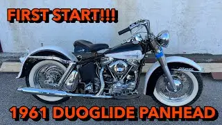 Duoglide Panhead First Start!!