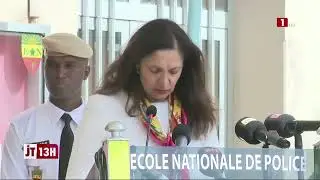 Pose de la première pierre de la future académie de la Police nationale