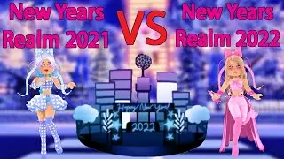 NEW Years Realm 2021 vs 2022 In Royale High