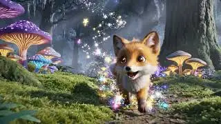 Baby Fox Stardust Forest Chase 🦊🌌🌙