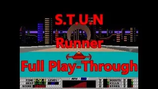 S.T.U.N. Runner (1989) [Arcade] Longplay Full Game