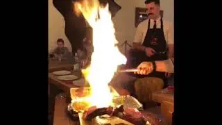 Chef con demasiado fuego