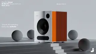 Create a Minimalist Speaker Modelling In Blender 4.2 |