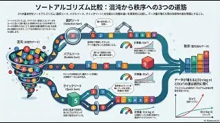 ソートアルゴリズム：混沌から秩序へ