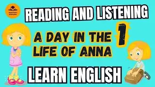 Learn English through Story - A day in the life of Anna &ndash; Present Simple tense #esl #english