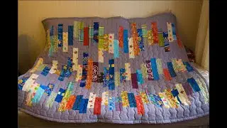 Mountains in patchwork works by Natalia Belozerova from Novosibirsk
