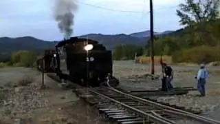Sumpter Valley Ry Steam - #19 Run-around Move at Sumpter
