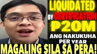 REP. LEVISTE: BINUNYAG ANG LIQUIDATION BY CERTIFICATION LANG... #komentonikamanong 