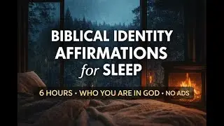 Biblical Identity Affirmations for Sleep | 6 Hours &bull; Who You Are in God &bull; Your Becoming &bull; No Ads