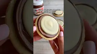 5-ingredient white chocolate Nutella cookies