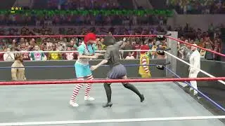 WWE 2K23: GCW Women's Title:: Wendy w/Fast Food Alliance vs. Sabrina 3/23/25