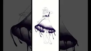 Inky cap Fairy #art #digitalart #clipstudiopaint #characterdesign #oc #fantasy #fairy