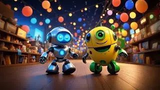 Six Little Robots Zoom Zoom Zoom | Fun Nursery Rhyme for Kids | Preschool Learning Songs