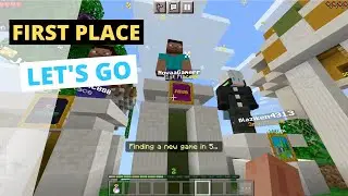 FIRST PLACE!! | Hive Skywars | Minecraft in Hindi