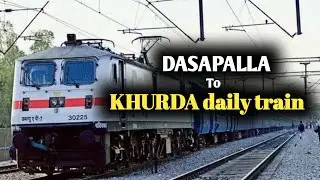 Dasapalla To Khurda Daily Train 🚆 @SanjuVlogger1 #trending #train ideo #dailytrain #railway 