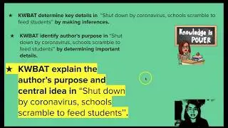 G8 WK1 L1 D3: Author's Purpose Reteach& Misconceptions