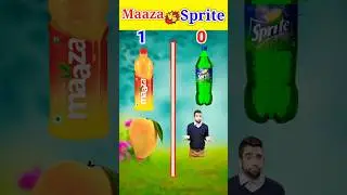 Maaza vs Sprite❓|comparison| #shorts#viral